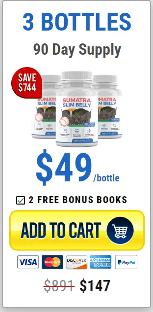 Sumatra Slim Belly Tonic 3 bottles – 90-day supply $59 per bottle